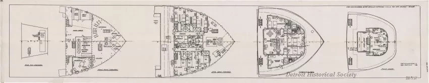 Drawing, Technical - For'd Cabins and Tank Top For'd