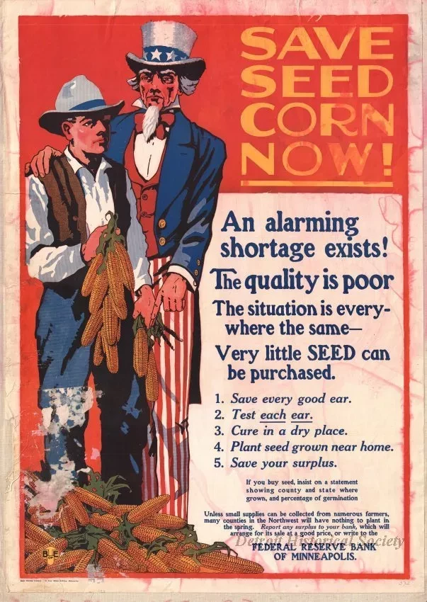 Poster - Save Seed Corn Now!