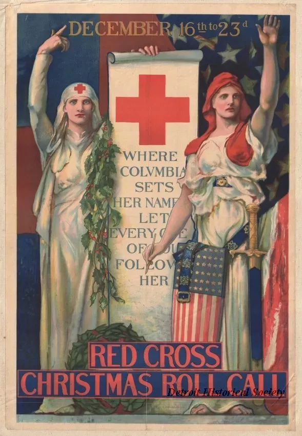 Poster - December 16th to 23rd, Red Cross Christmas Roll Call