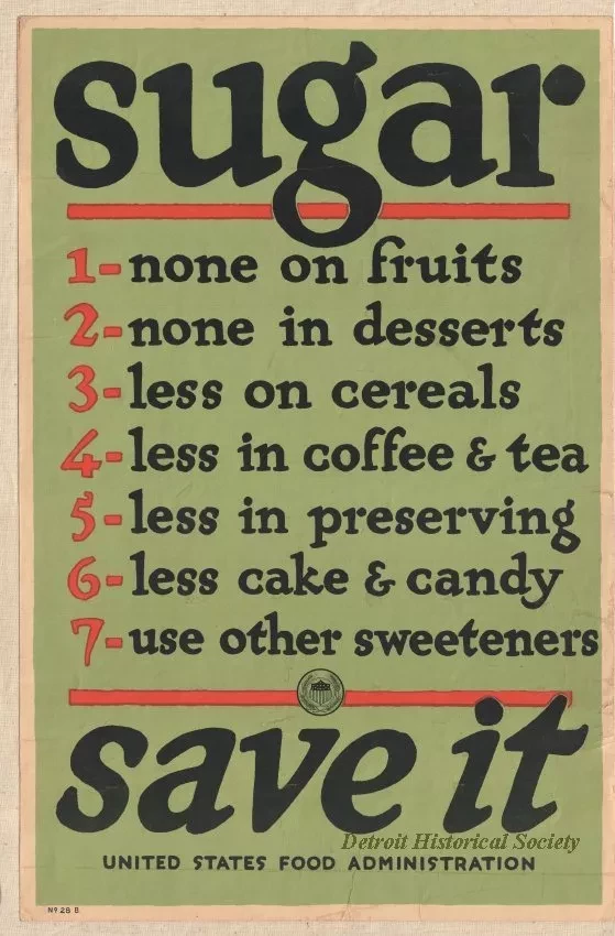 Poster - sugar - save it