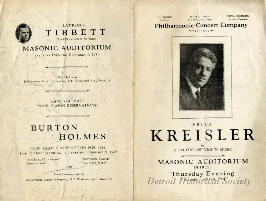 Program, Concert