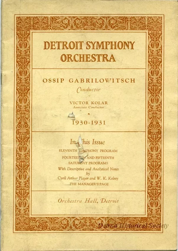 Program, Concert