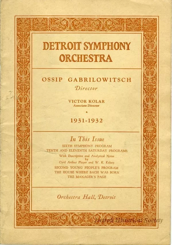 Program, Concert