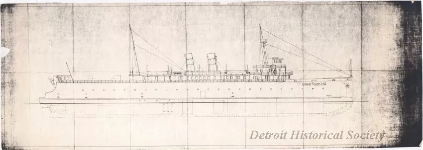 Photocopy - Outboard Profile, Hulls 226 & 227