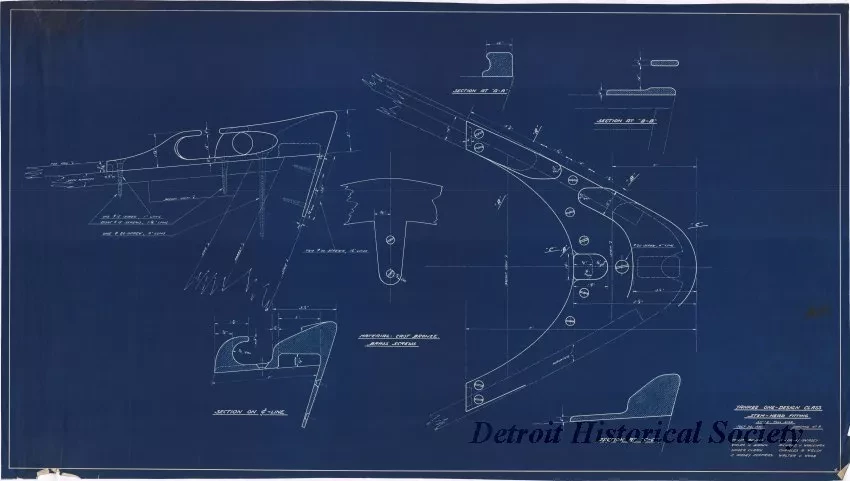 Blueprint - Yankee One-Design Class Stem Head Fitting