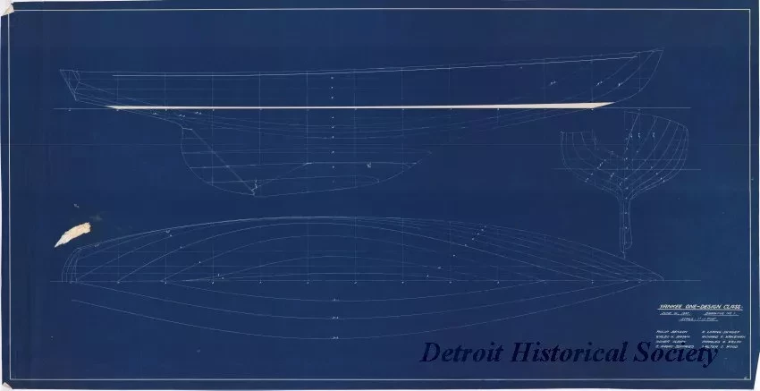 Blueprint - Yankee One-Design Class