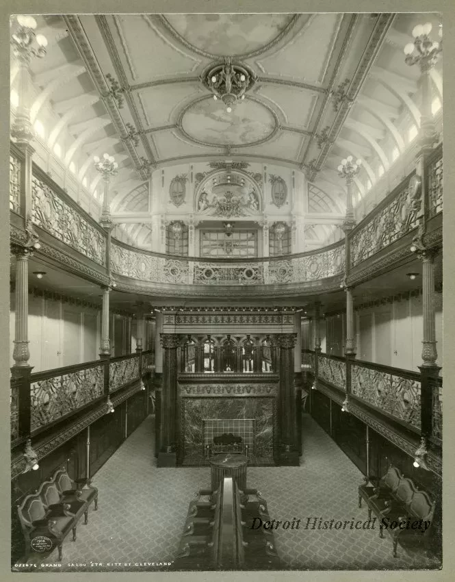 Print, Photographic - Grand Salon "Str. City of Cleveland"