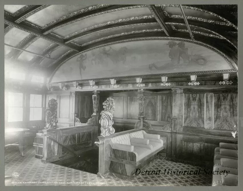 Print, Photographic - Entrance to Conventional Hall, Str. "City of Cleveland"