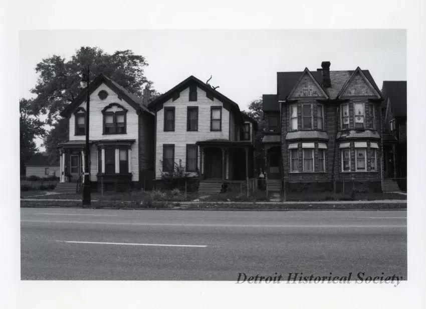 Print, Photographic - 2925/2927/2931/2933 Trumbull, Detroit, MI