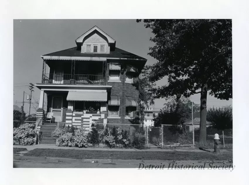 Print, Photographic - 3386 and 3384 16th Street, Detroit, Michigan
