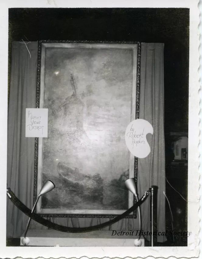 Print, Photographic - Painting from the Detroit Historical Museum Robert Hopkin exhibit