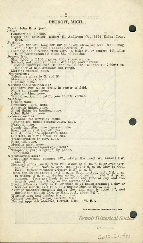 Bulletin - Airway Bulletin, No. 705