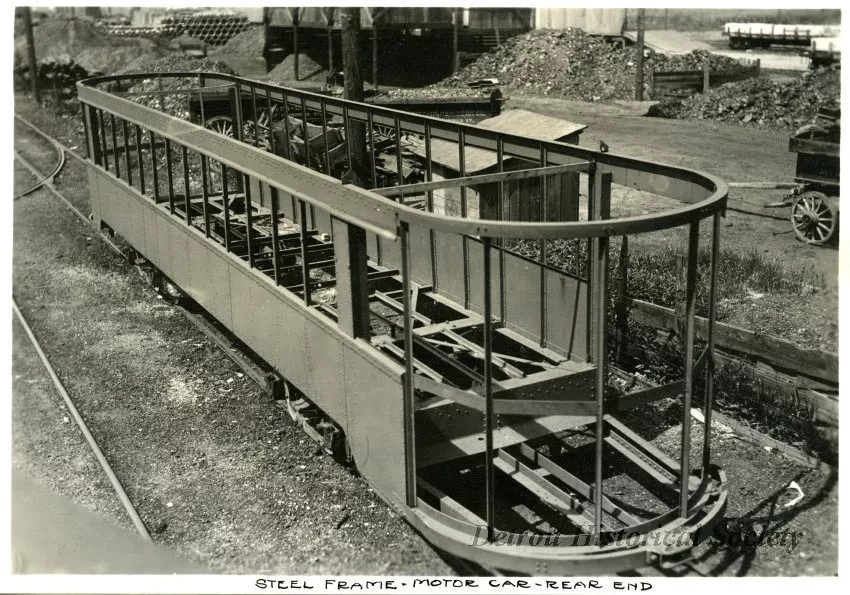 Print, Photographic - Steel Frame - Motor Car - Rear End