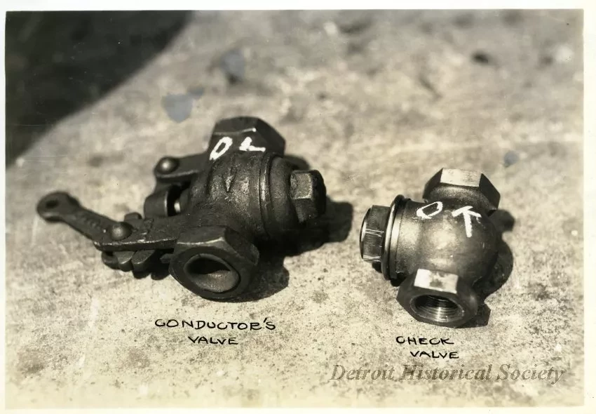Print, Photographic - Conductor's Valve & Check Valve