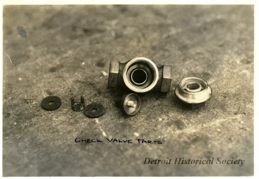 Print, Photographic - Check Valve Parts