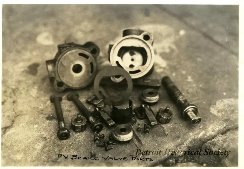 Print, Photographic - P.V. Brake Valve Parts