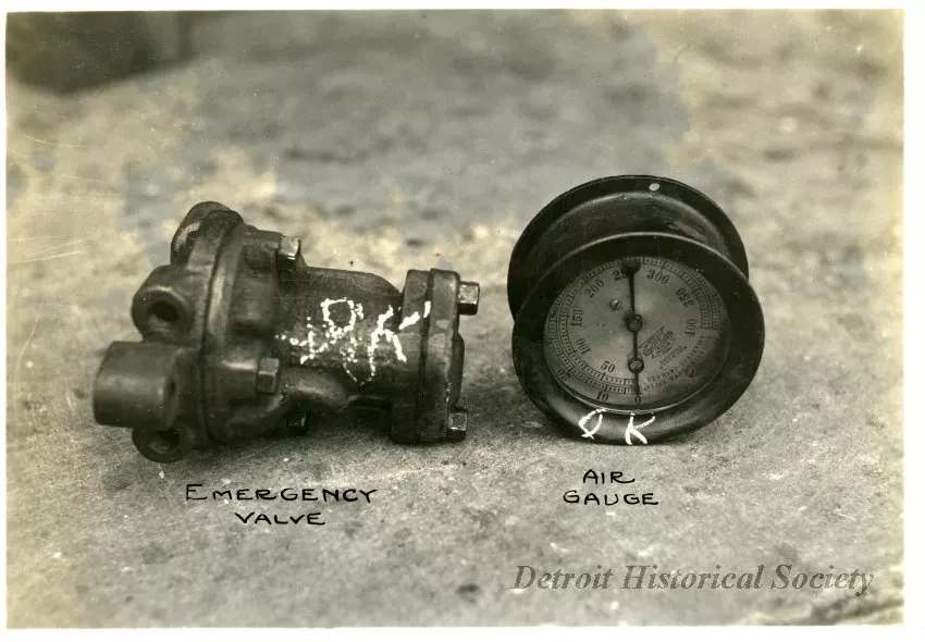 Print, Photographic - Emergency Valve & Air Gauge