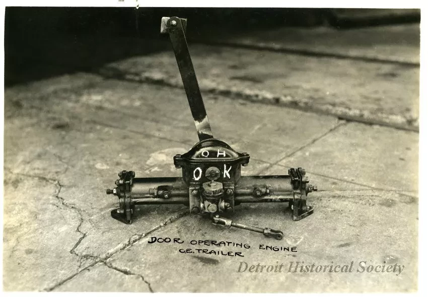 Print, Photographic - Door Operating Engine Trailer