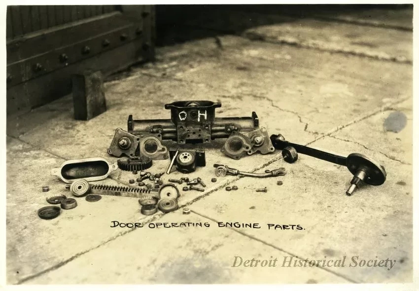 Print, Photographic - Door Operating Engine Parts