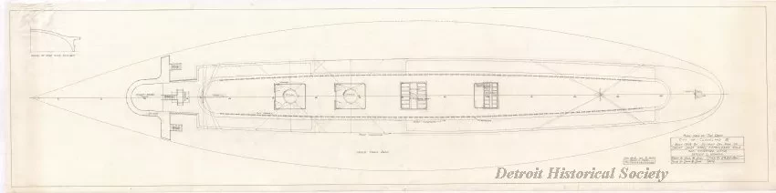 Drawing, Technical - Plan View of Top Deck, City of Cleveland III
