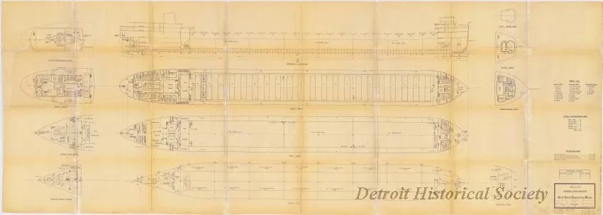 Blueprint - Hull No. 301, General Arrangement