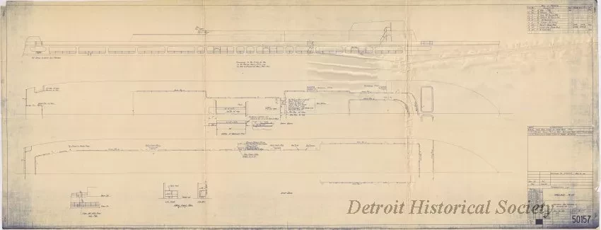 Blueprint - Railing Plan
[Hull No. 311, SS City of Midland]