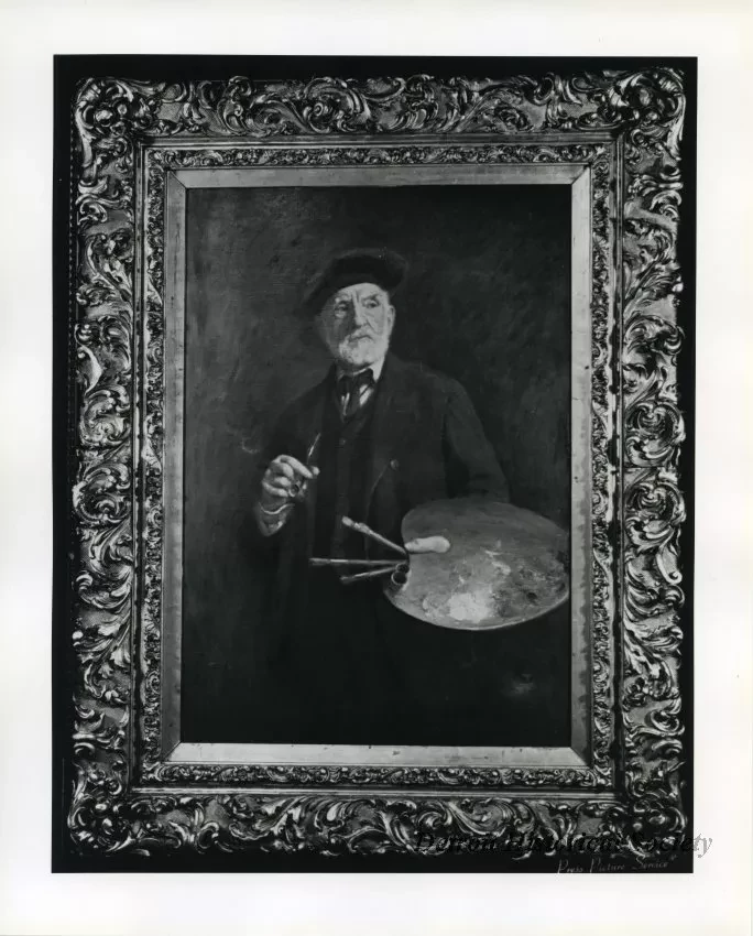 Print, Photographic - Robert Hopkin - Photo of J. Gies Painting 'Robert Hopkin'