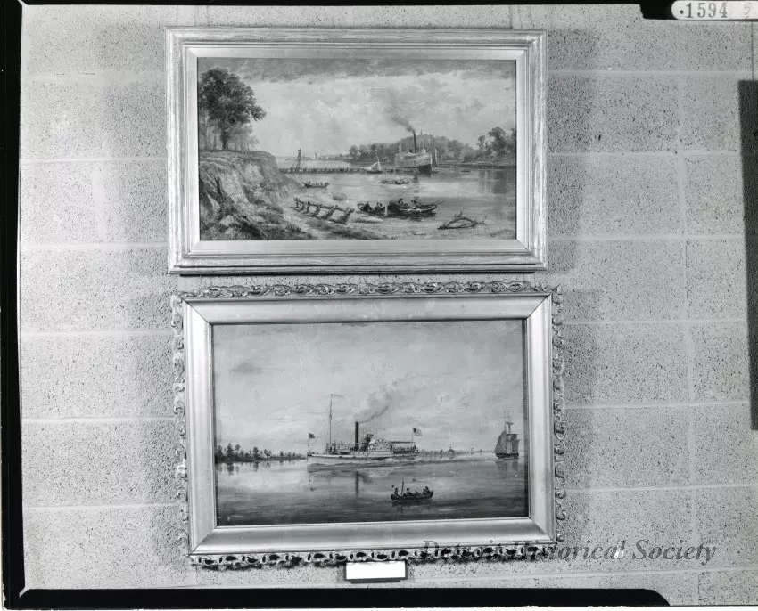 Print, Photographic - Photo of Two Robert Hopkin Paintings