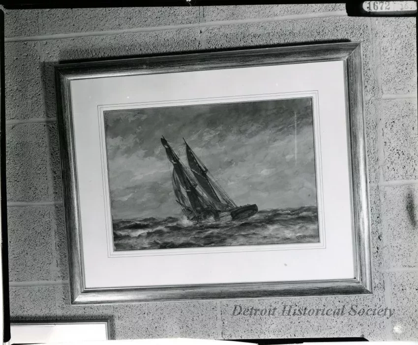 Print, Photographic - Photo of Robert Hopkin Painting