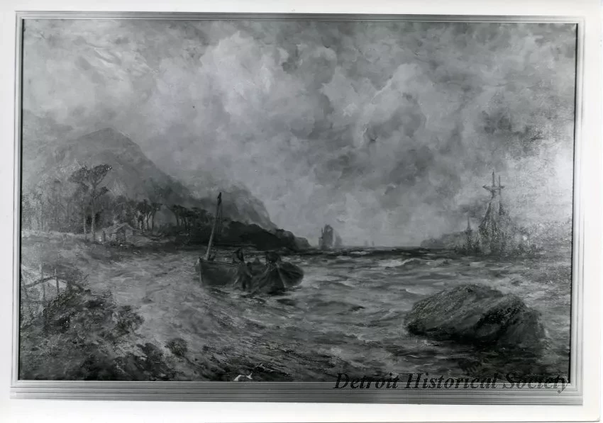 Print, Photographic - On the North Minch - Mouth of Little Loch Broom - Photo of Robert Hopkin Painting 'On the North Minch'