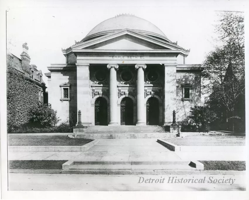 Print, Photographic - Temple Beth El at 3424 Woodward Ave.