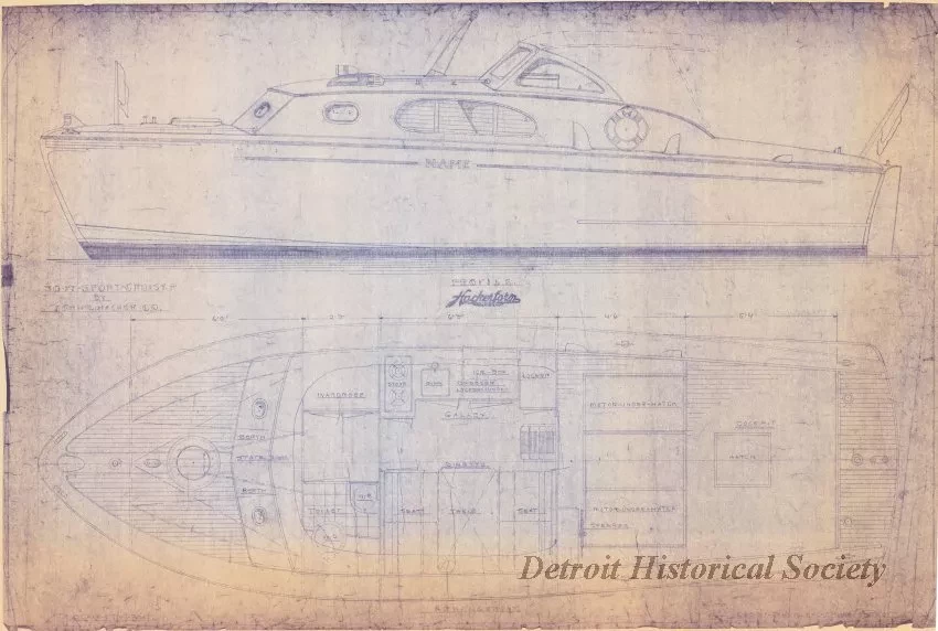 Blueprint - 30 Ft. Sport Cruiser by John L. Hacker Co.