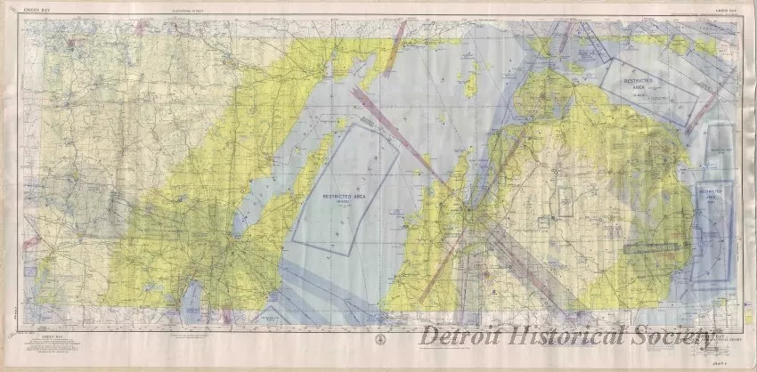 Chart, Aeronautical - Green Bay Sectional Aeronautical Chart