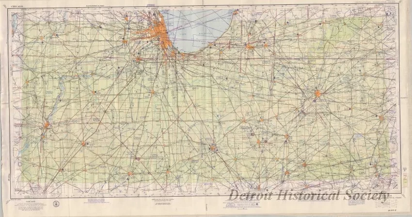 Chart, Aeronautical - Chicago Sectional Aeronautical Chart