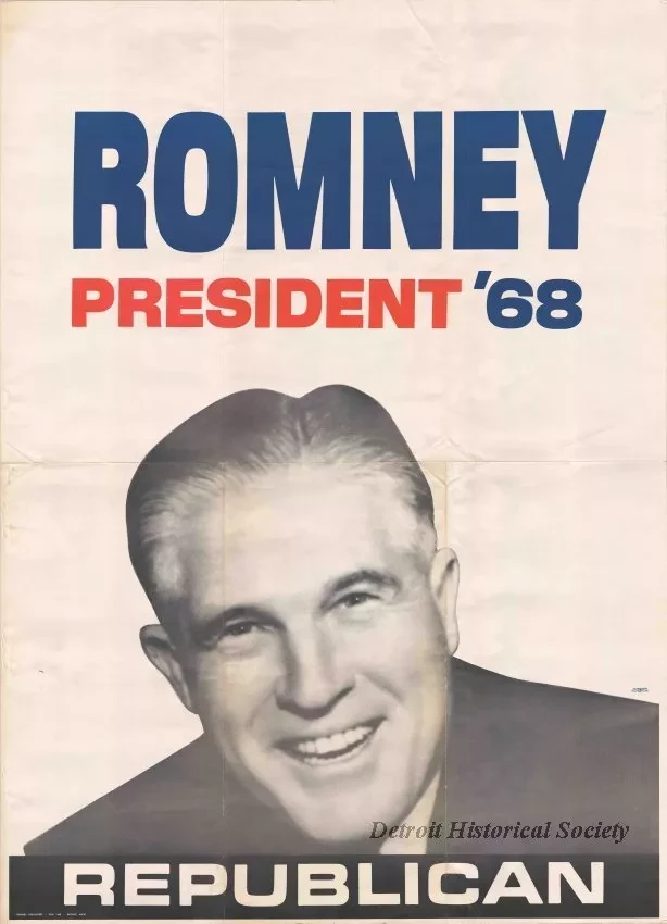 Poster, Political - Romney, President '68, Republican