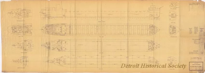 Blueprint - Hull No. 301, General Arrangement
