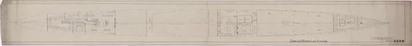 Drawing, Technical - Hold Plan, T.S.S. Virginia