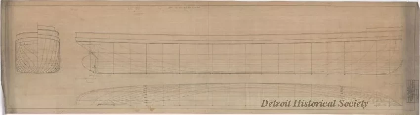 Drawing, Technical - Lines, T.S.S. Virginia