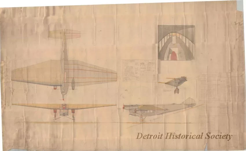 Drawing, Technical - Stout Airplane