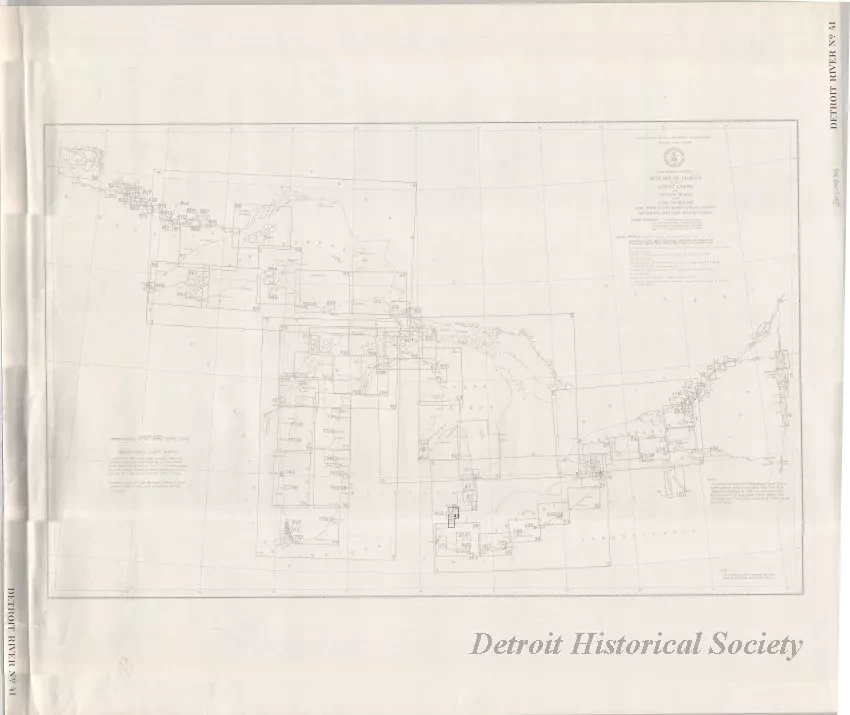 Chart, Navigational - Detroit River