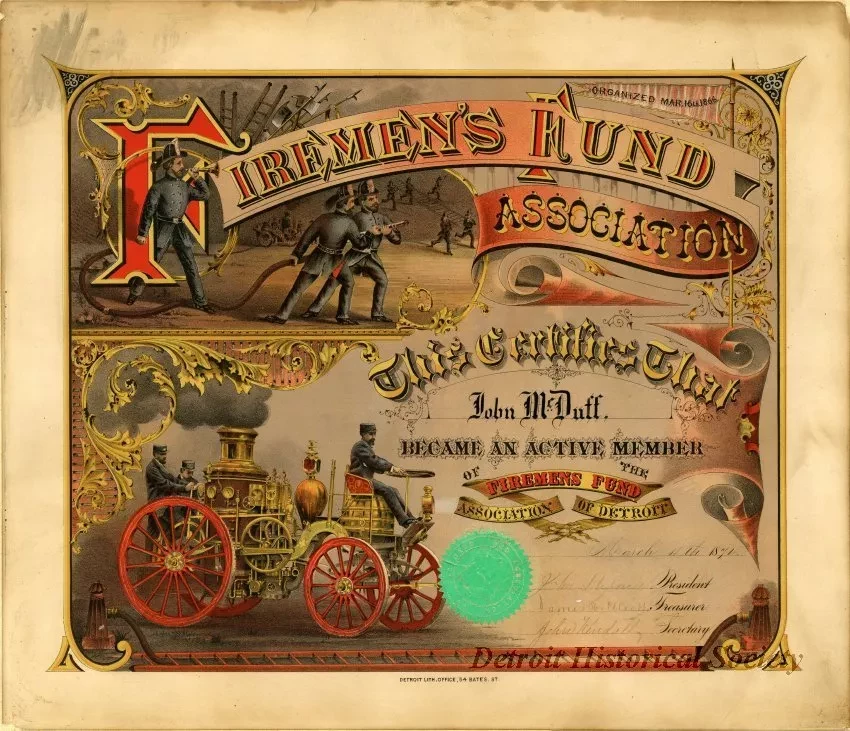 Certificate, Membership