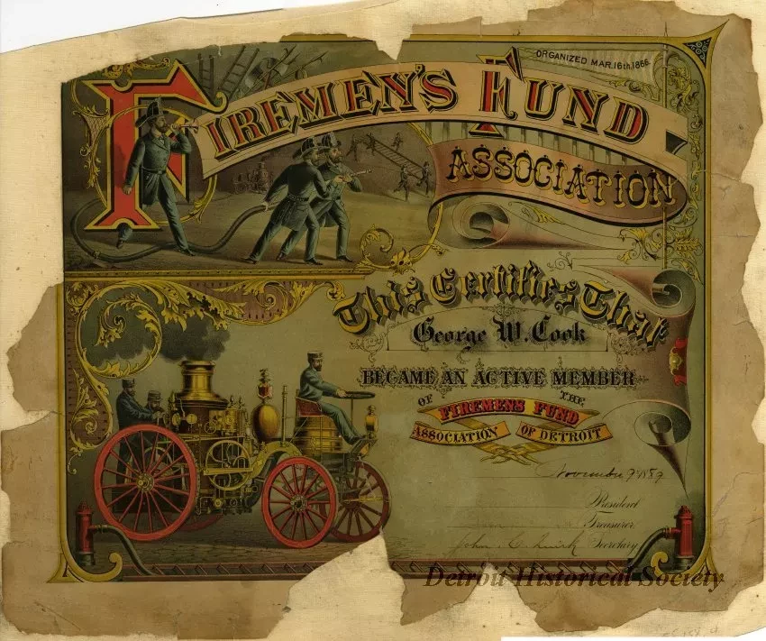 Certificate, Membership