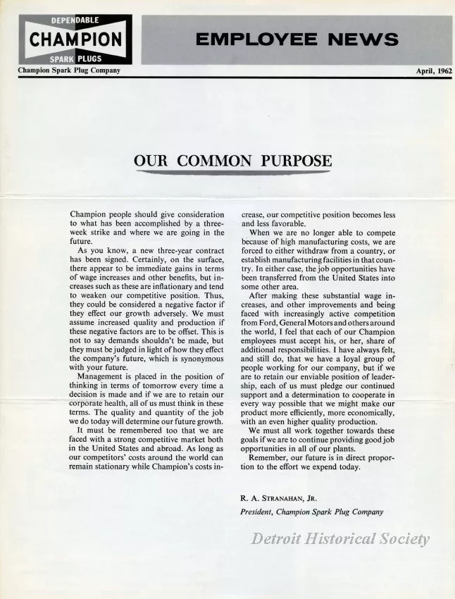 Newsletter - Champion Employee News