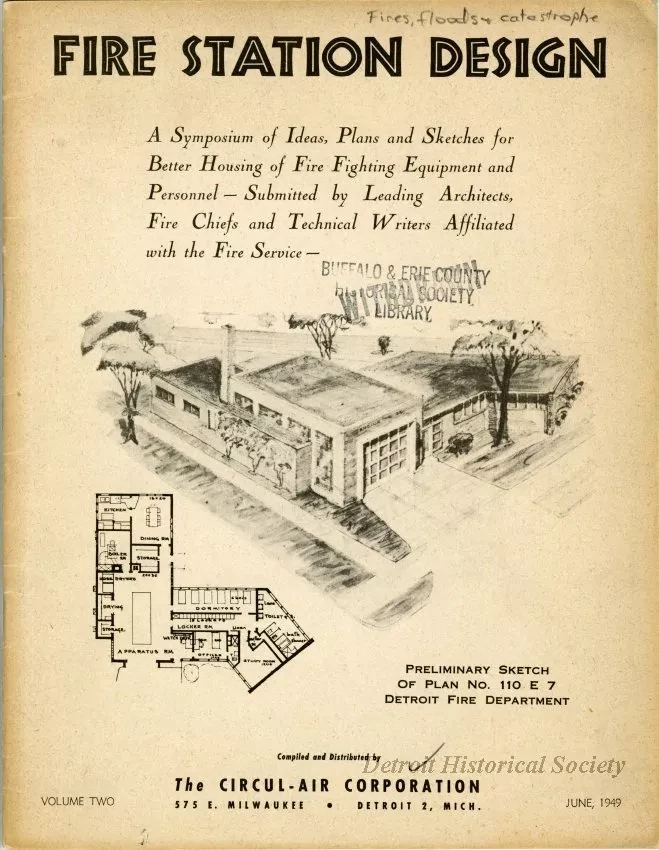 Periodical - Fire Station Design, Volume Two, June, 1949