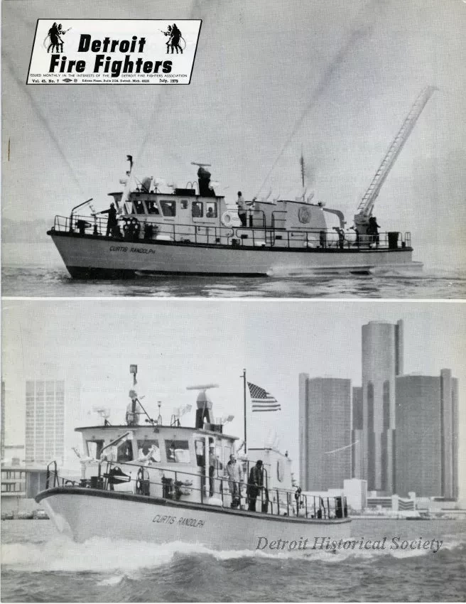Newsletter - Detroit Fire Fighters, Vol. 45, No. 7