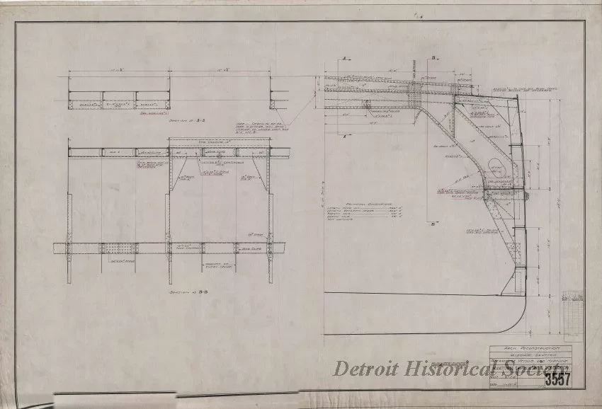 Drawing, Technical - Arch Reconstruction, Midship Section,
Steamers Venus and Neptune, Also Str. Jupiter