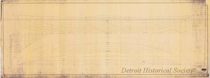 Blueprint - Stmr. No. 116, Lines