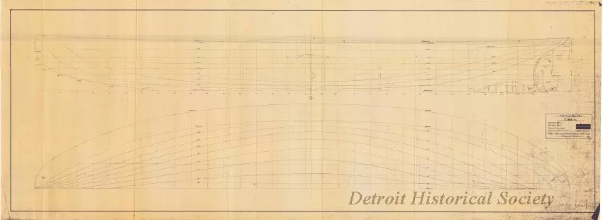 Blueprint - Stmr. No. 116, Lines