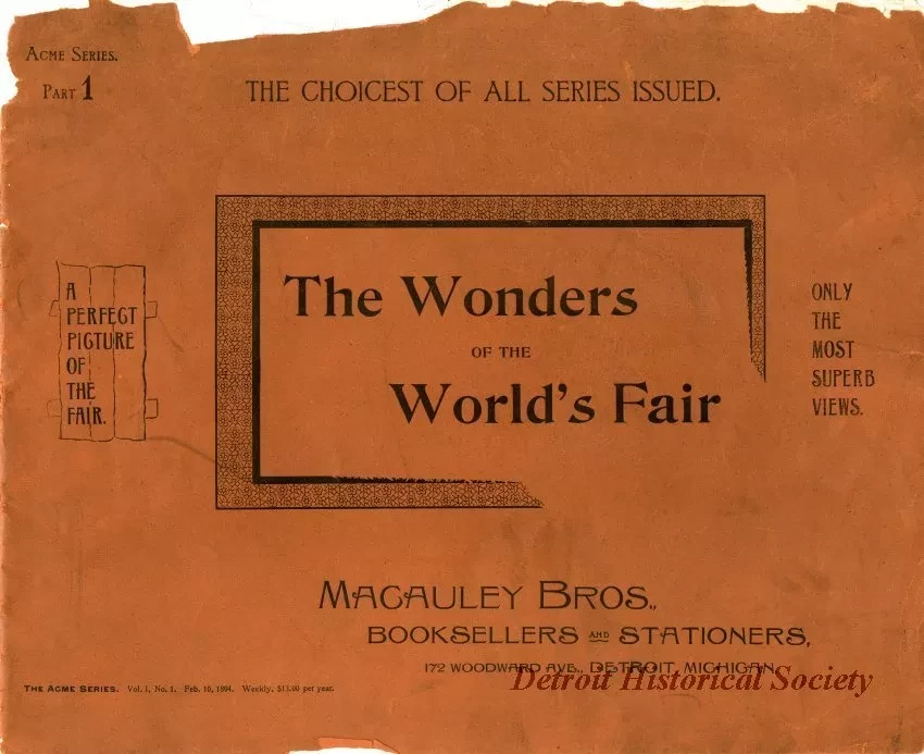 Book - The Wonders of the World's Fair