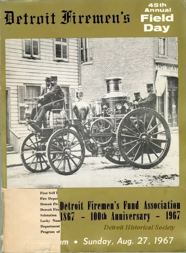 Program - Detroit Firemen's 45th Annual Field Day